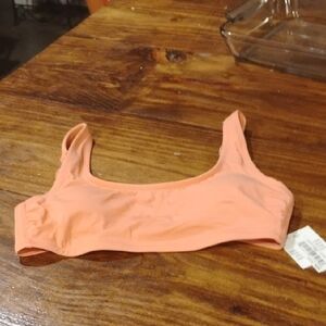 Amazon Essentials Women's Bikini Top - Peach